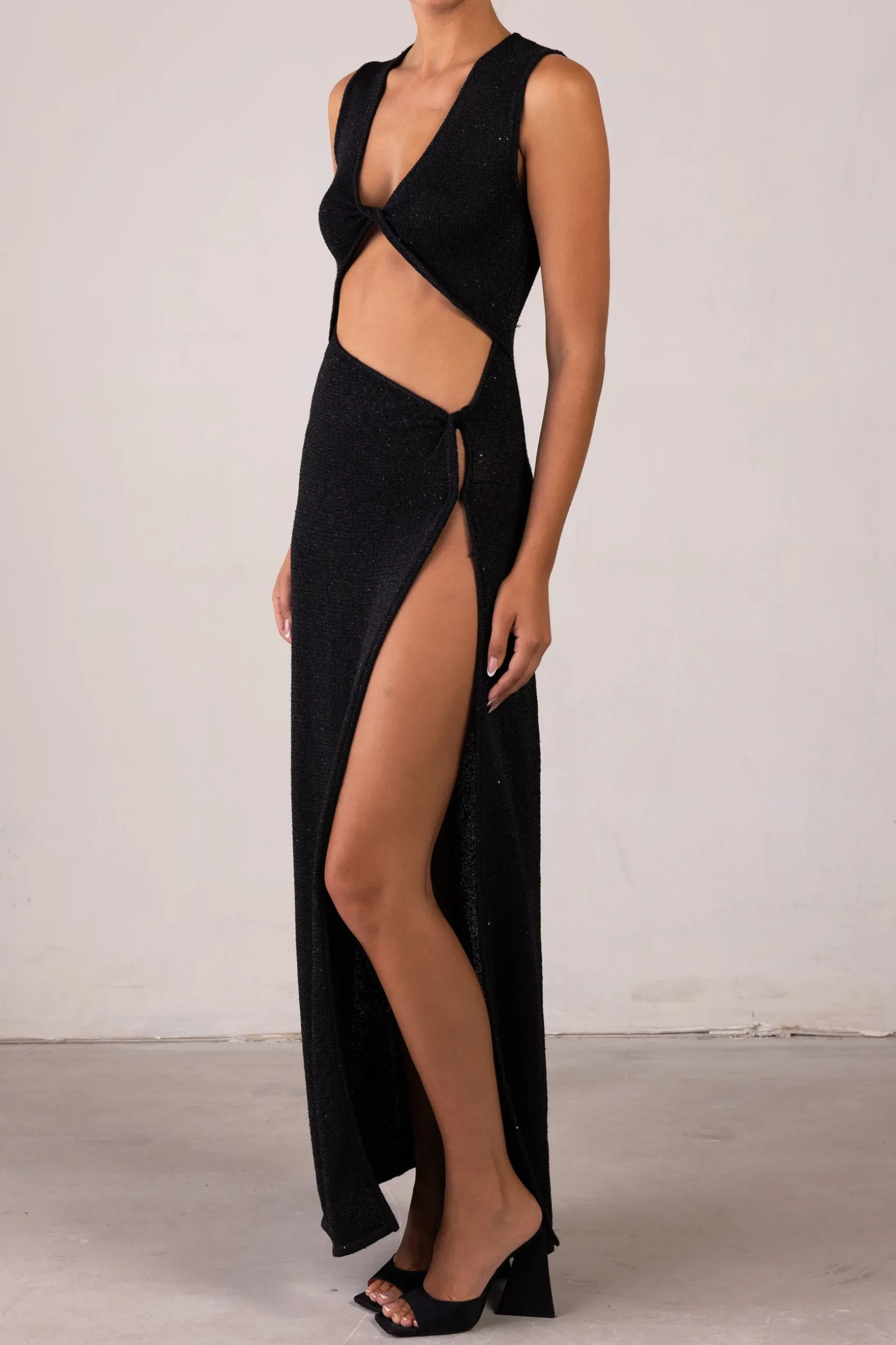 Cut Out Twist Dress