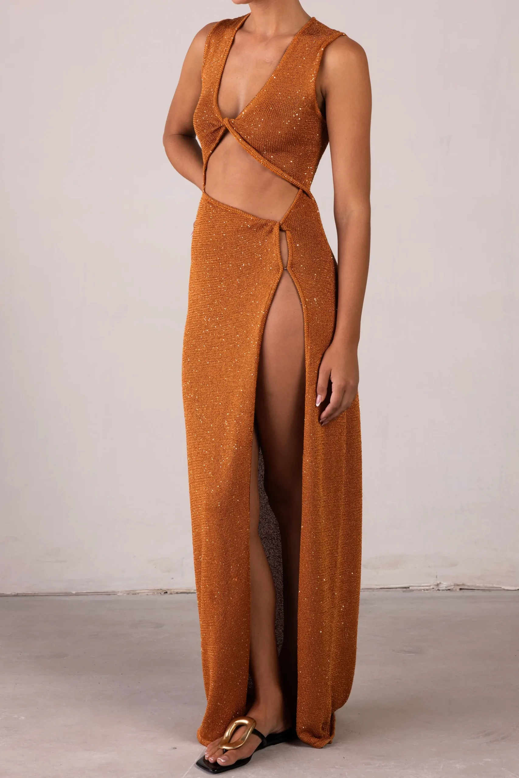 Cut Out Twist Dress