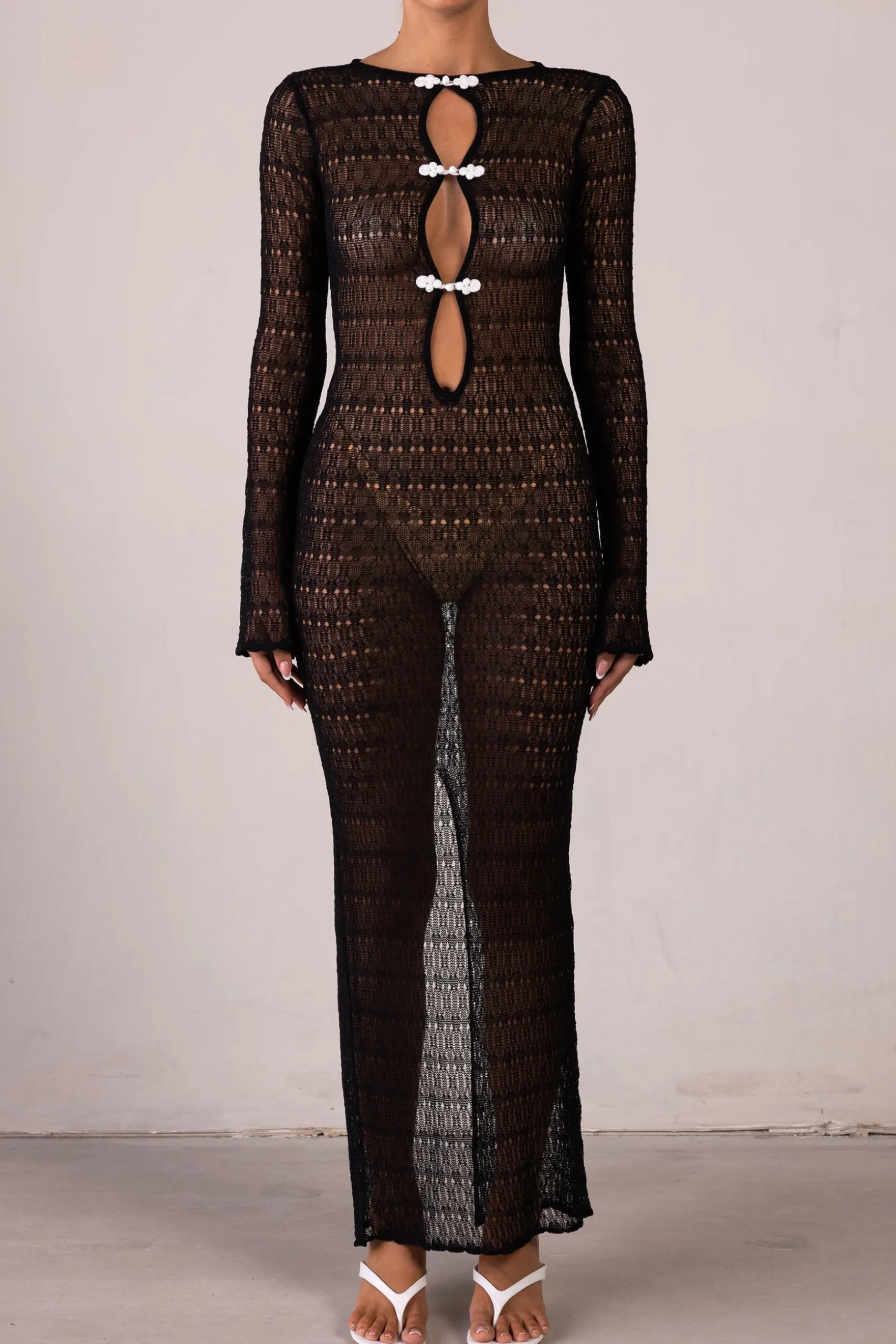 Keyhole Crochet Dress