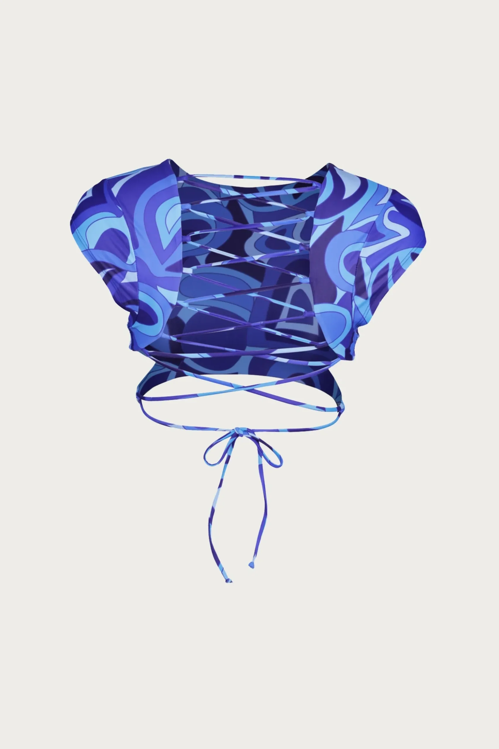 Lace Up Crop Top