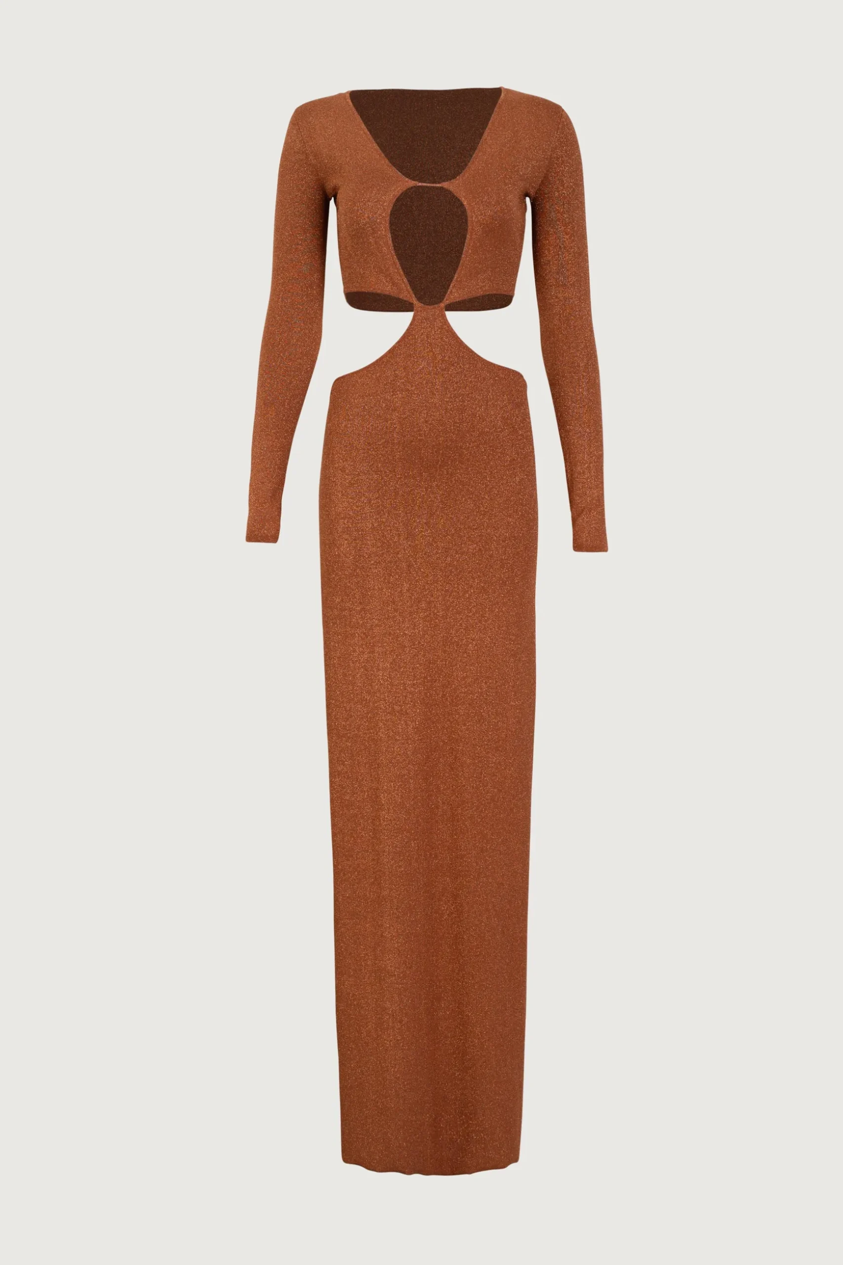 Long Sleeve Cut Out Maxi Dress