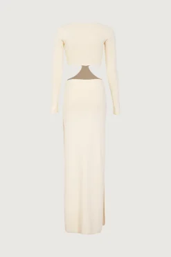 Long Sleeve Cut Out Maxi Dress