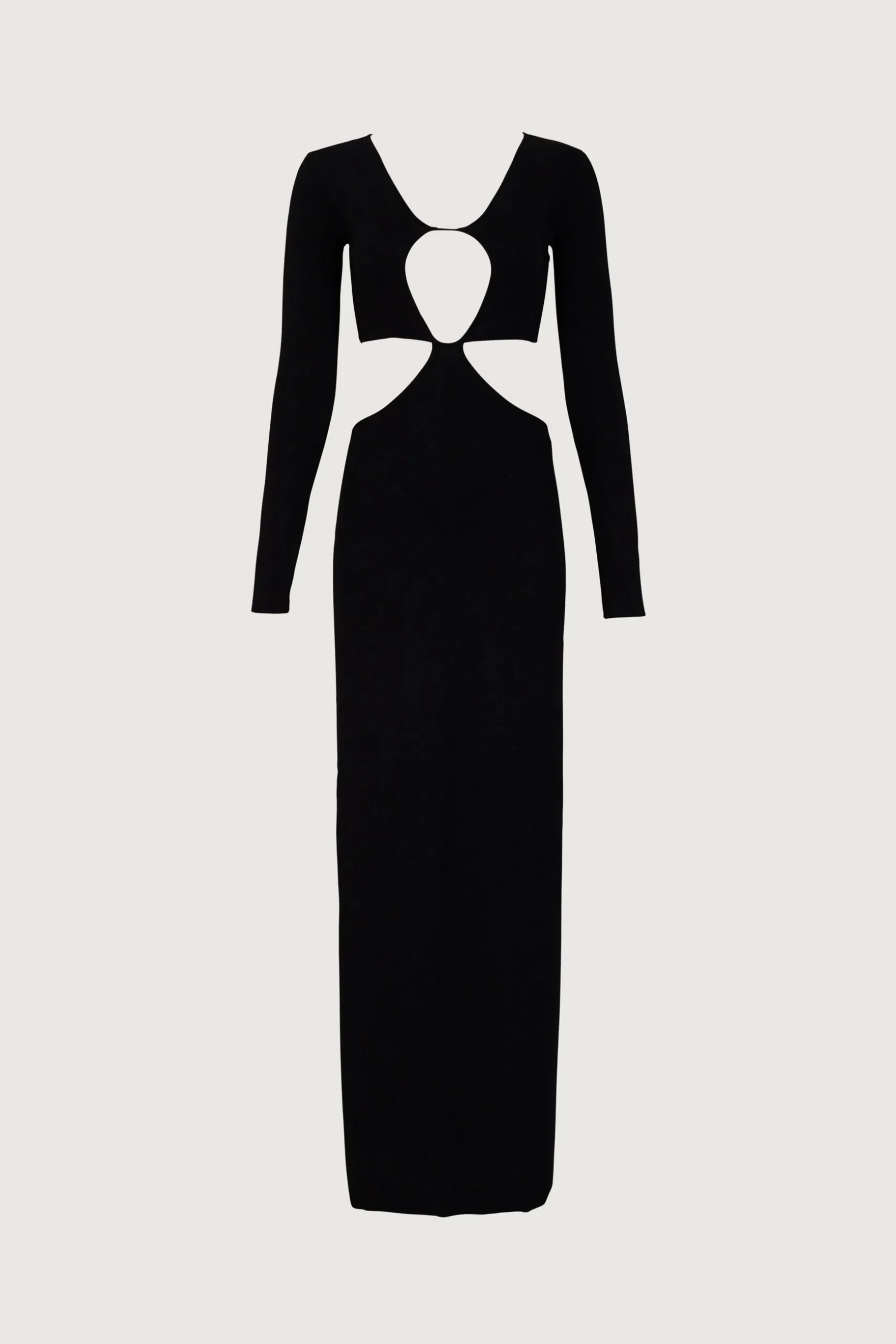Long Sleeve Cut Out Maxi Dress