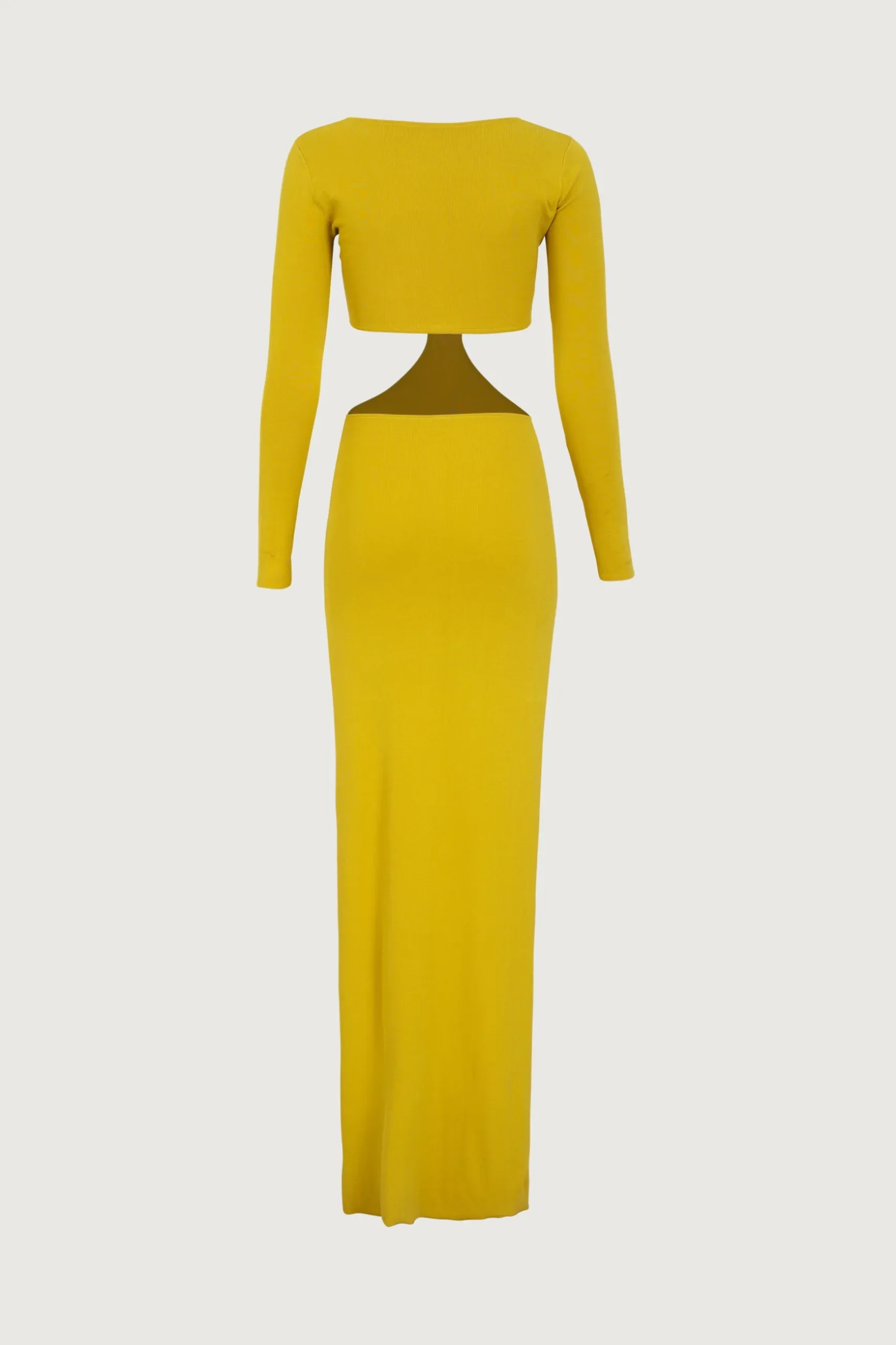 Long Sleeve Cut Out Maxi Dress