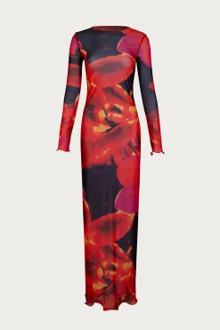 Mesh Maxi Dress