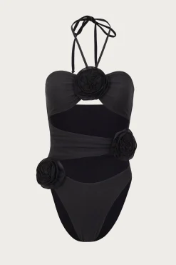 Rose Cut Out One Piece