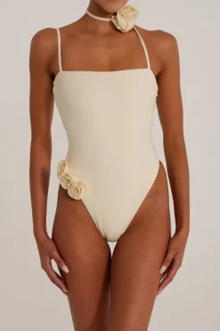 Rosette Choker One Piece