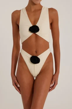Rosette High Rise Bottom