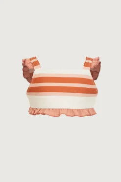 ruffle bandeau top