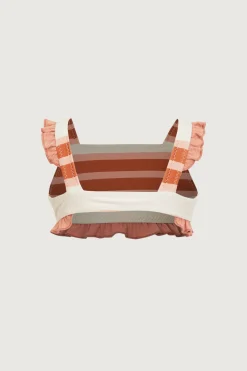 ruffle bandeau top