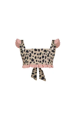ruffle bandeau top