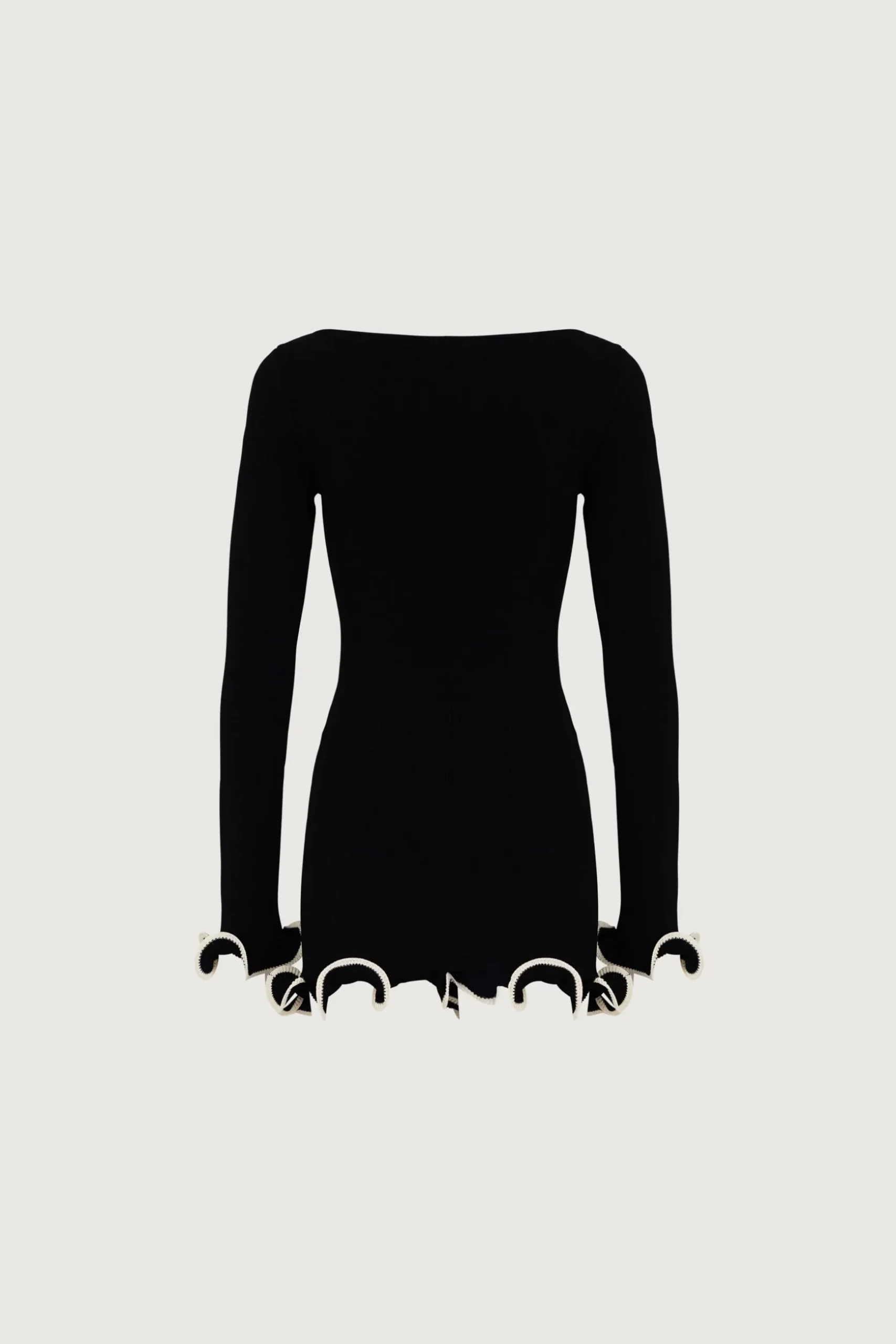 Ruffle Hem Mini Dress