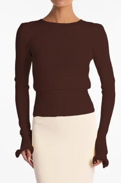 Ruffle Hem Sweater