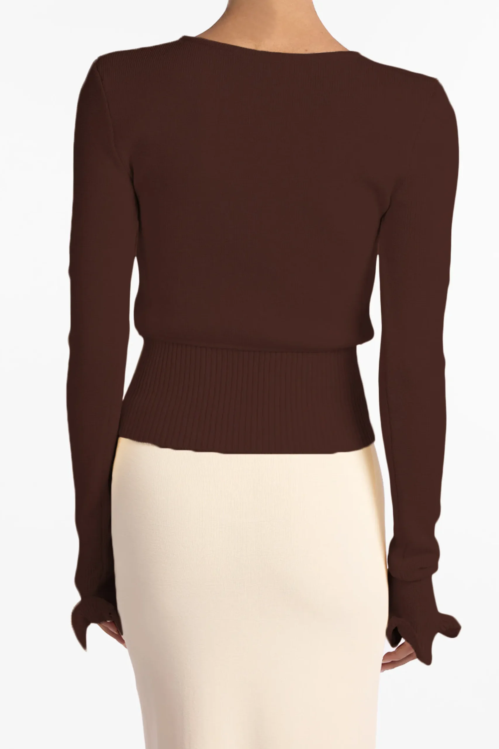 Ruffle Hem Sweater
