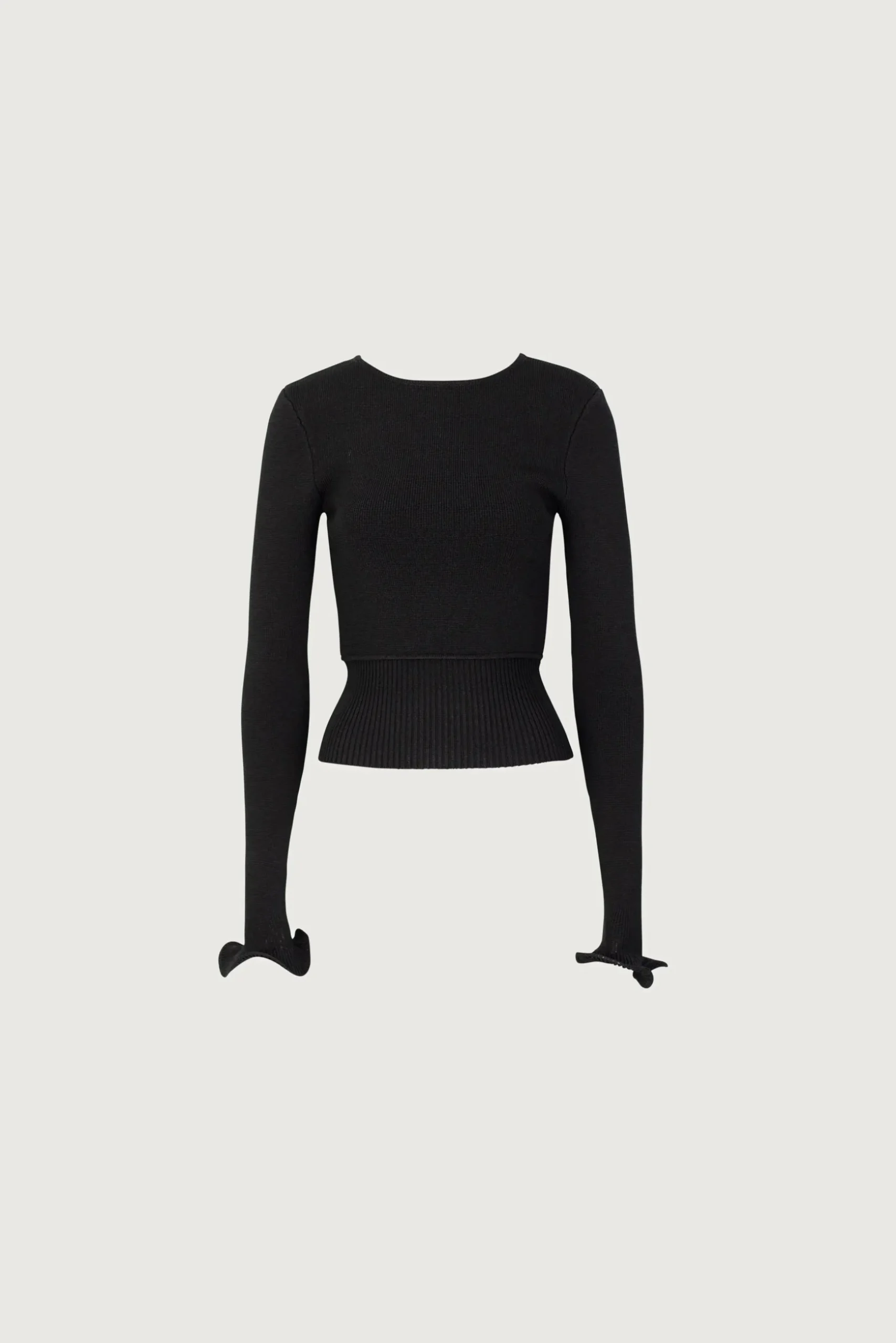 Ruffle Hem Sweater