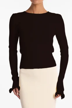 Ruffle Hem Sweater