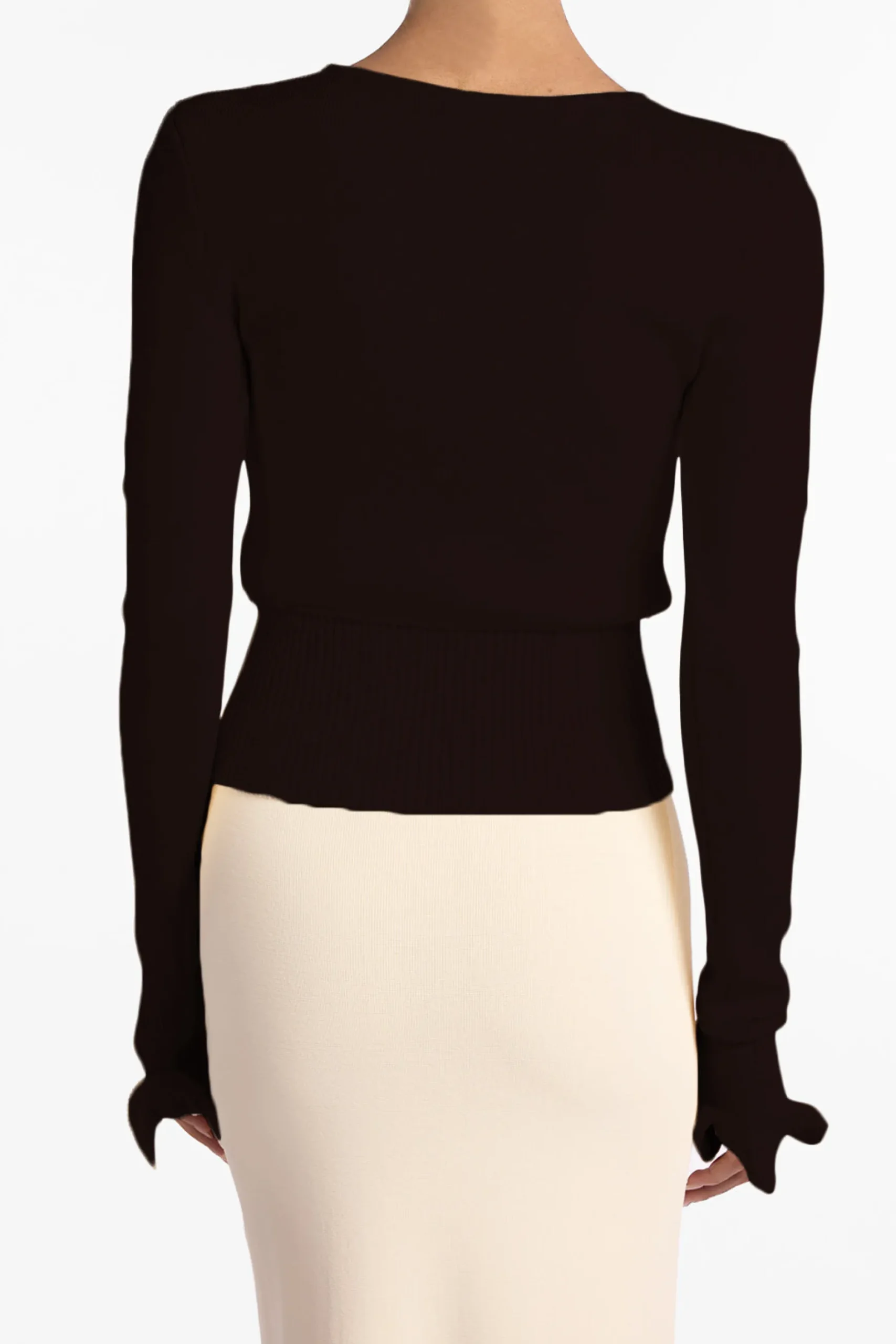 Ruffle Hem Sweater