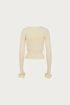 Ruffle Hem Sweater