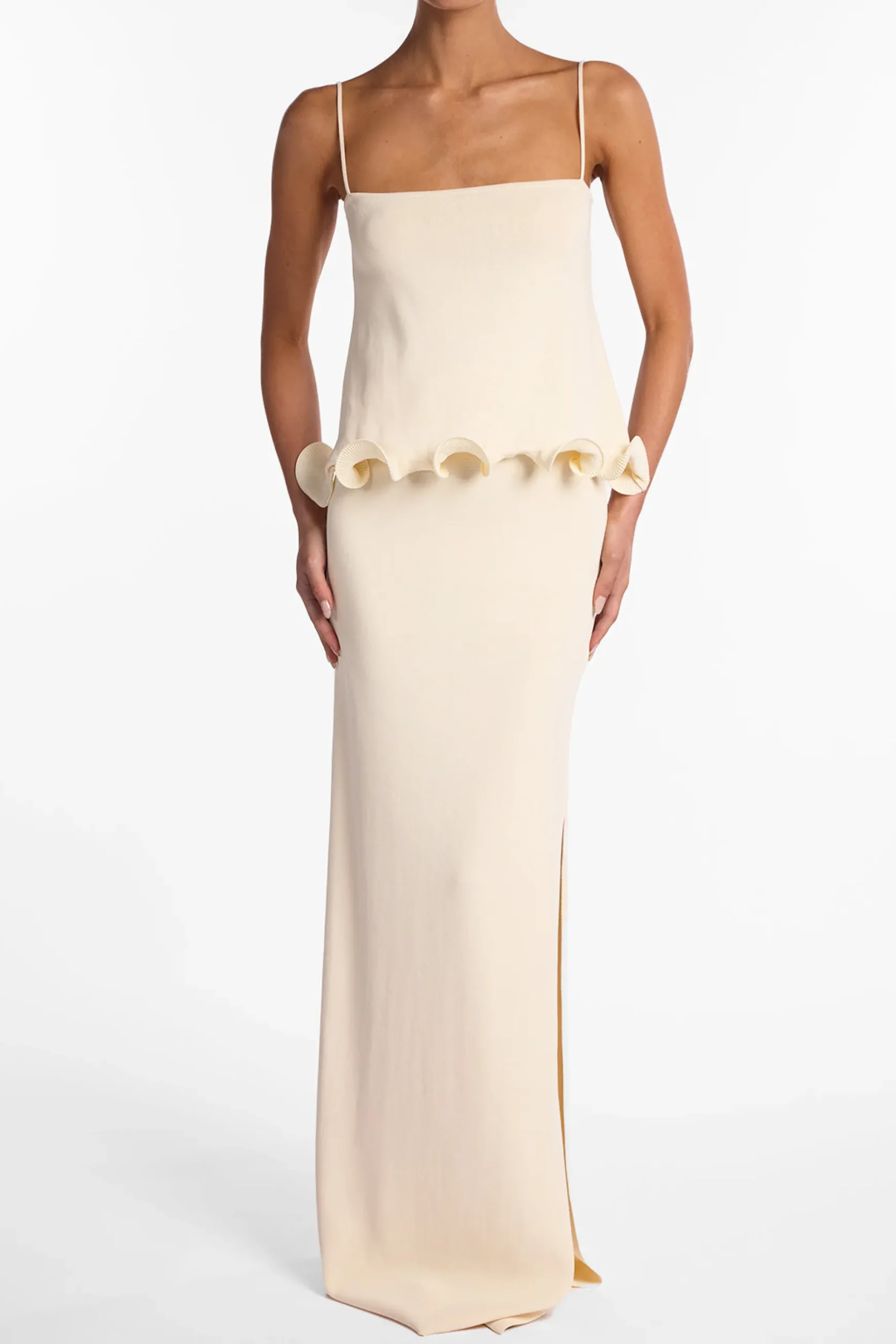 Ruffle Hem Tank Top