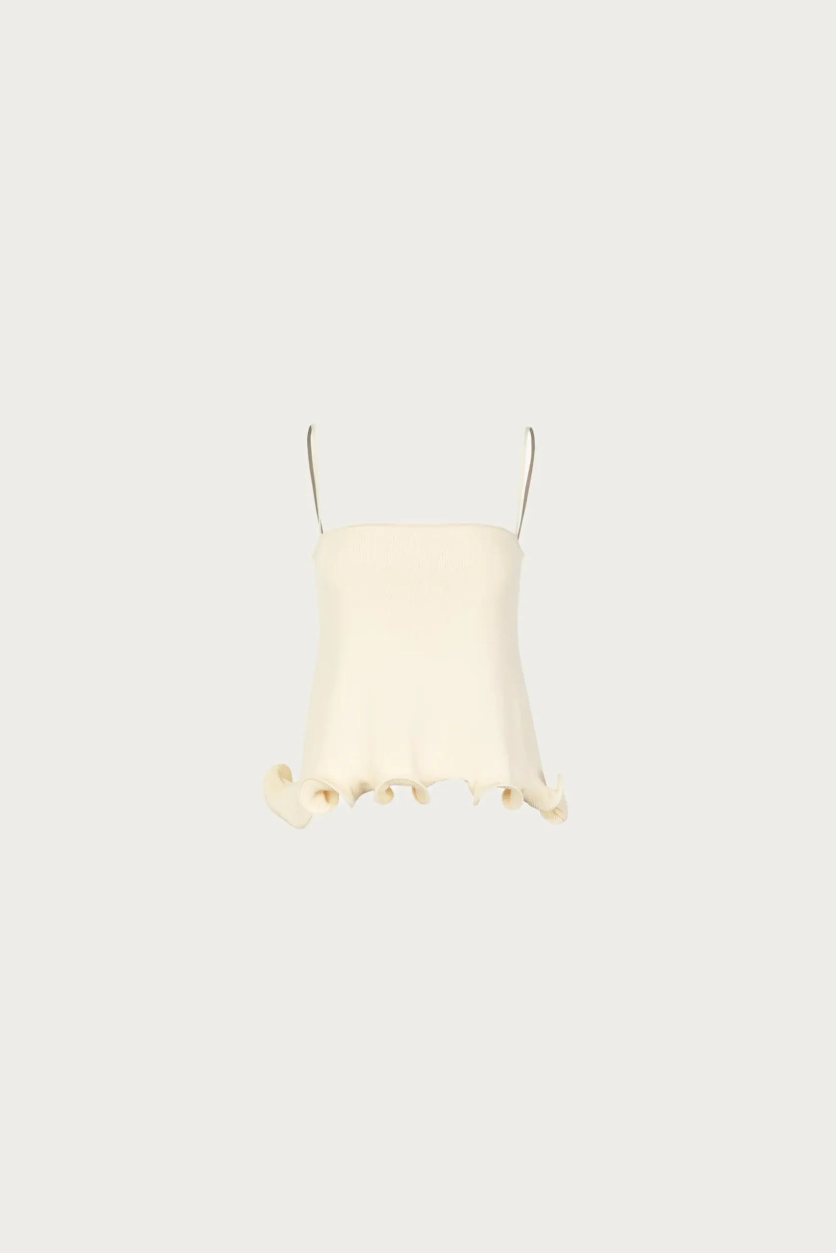 Ruffle Hem Tank Top