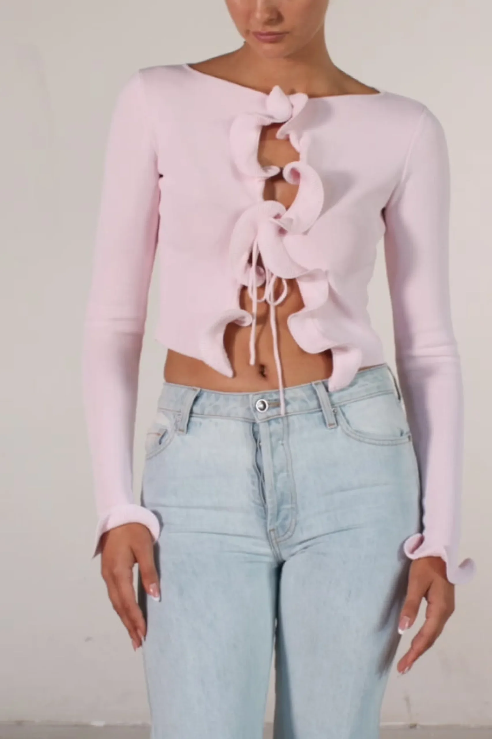 Ruffle Hem Top