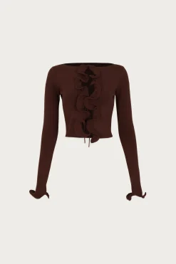 Ruffle Hem Top