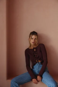 Ruffle Hem Top