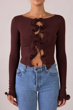 Ruffle Hem Top