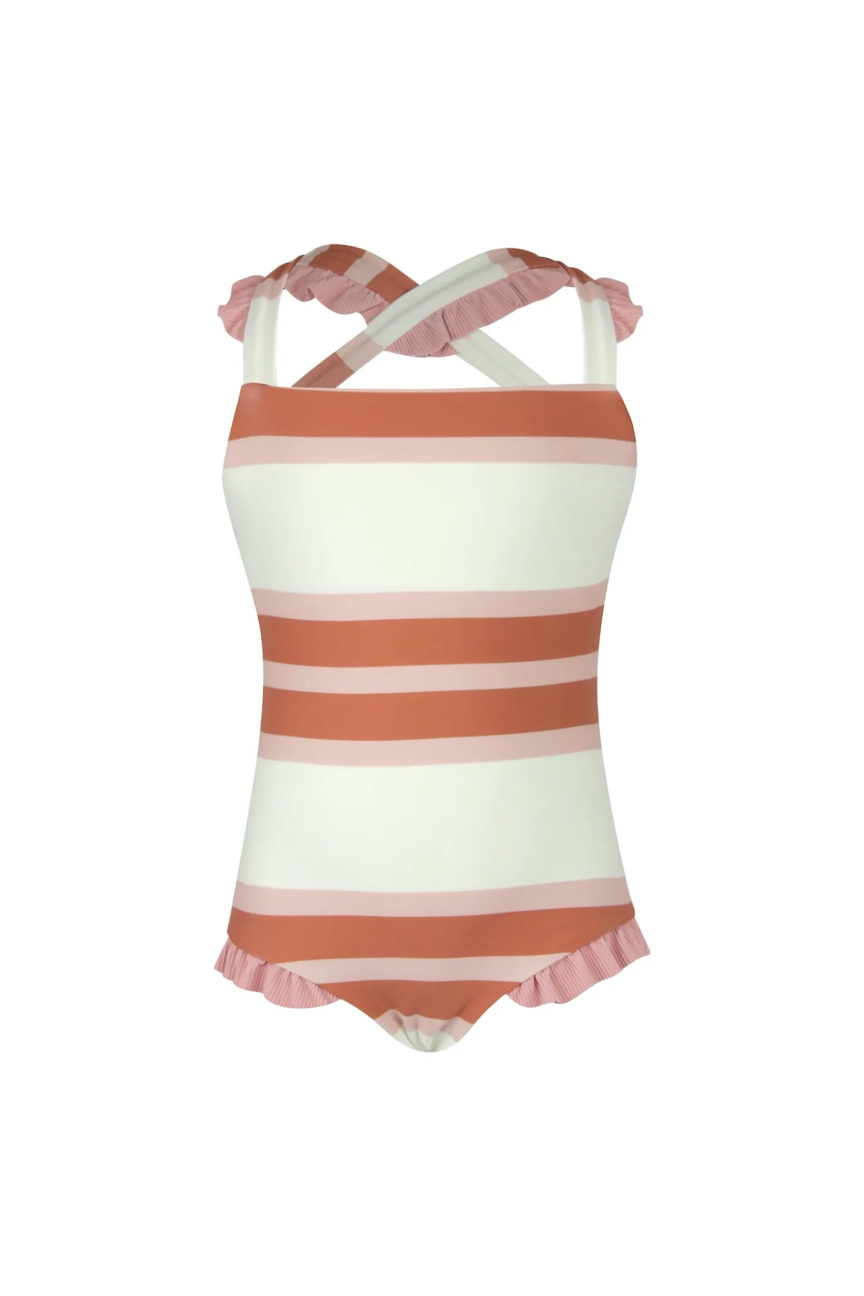 ruffle one piece