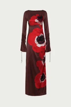 Silk Floral Gown
