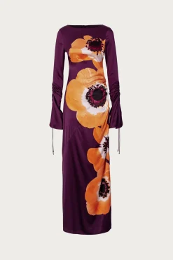 Silk Floral Gown