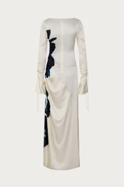 Silk Floral Gown